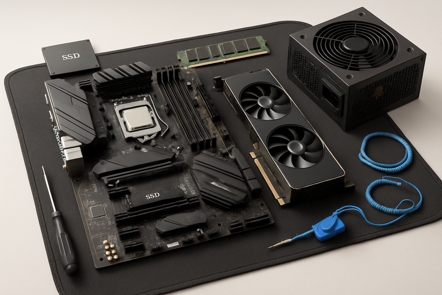 دليل تجميع جهاز كمبيوتر مخصص