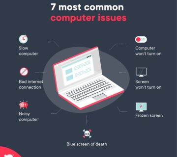 حلول لمشاكل الكمبيوتر الشائعة
